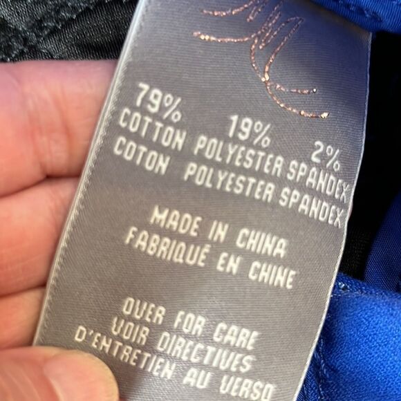 Melissa McCarthy Blue Pencil Dress Pants Size 22W - Picture 14 of 17